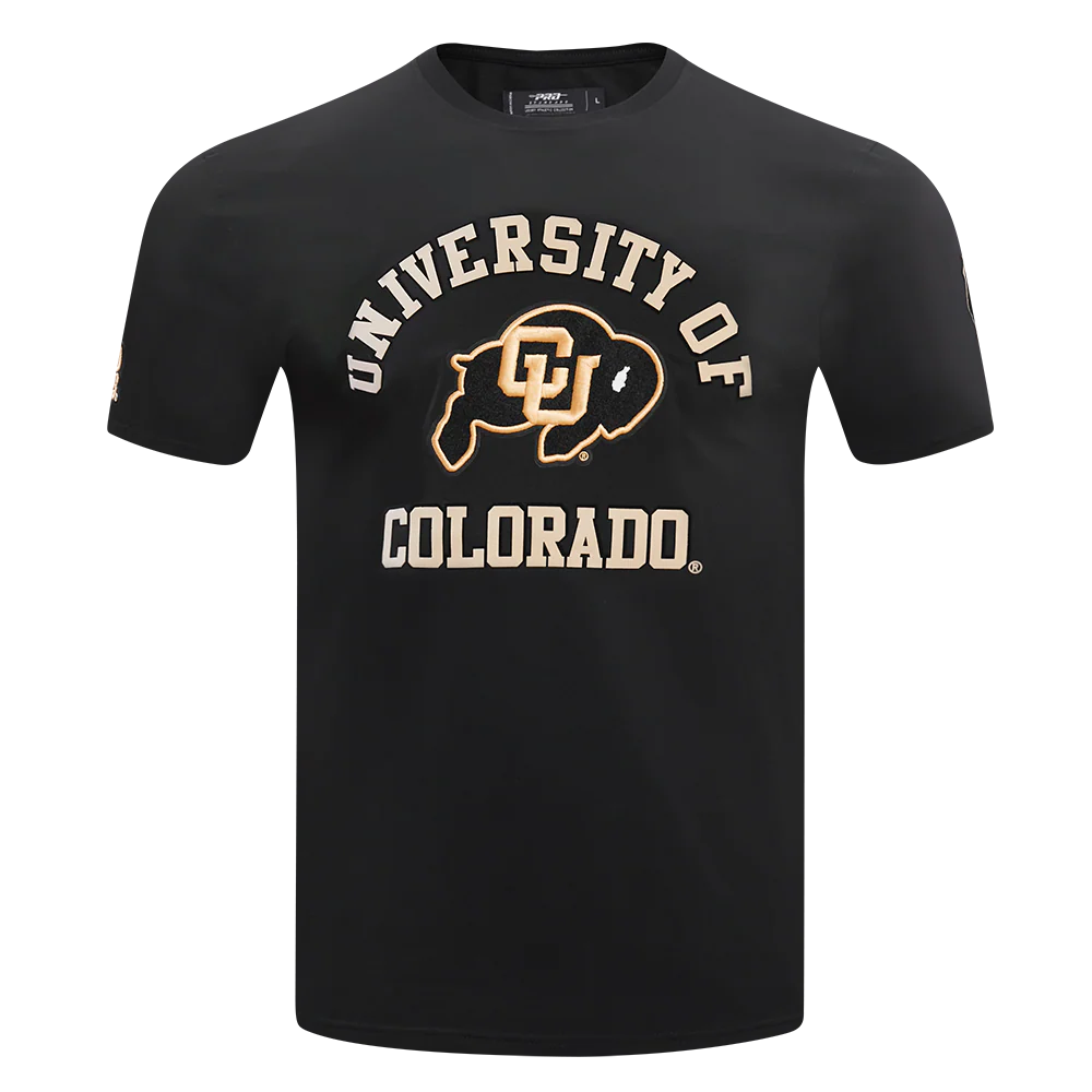 UNIVERSITY OF COLORADO CLASSIC MEN'S STACKED LOGO TEE