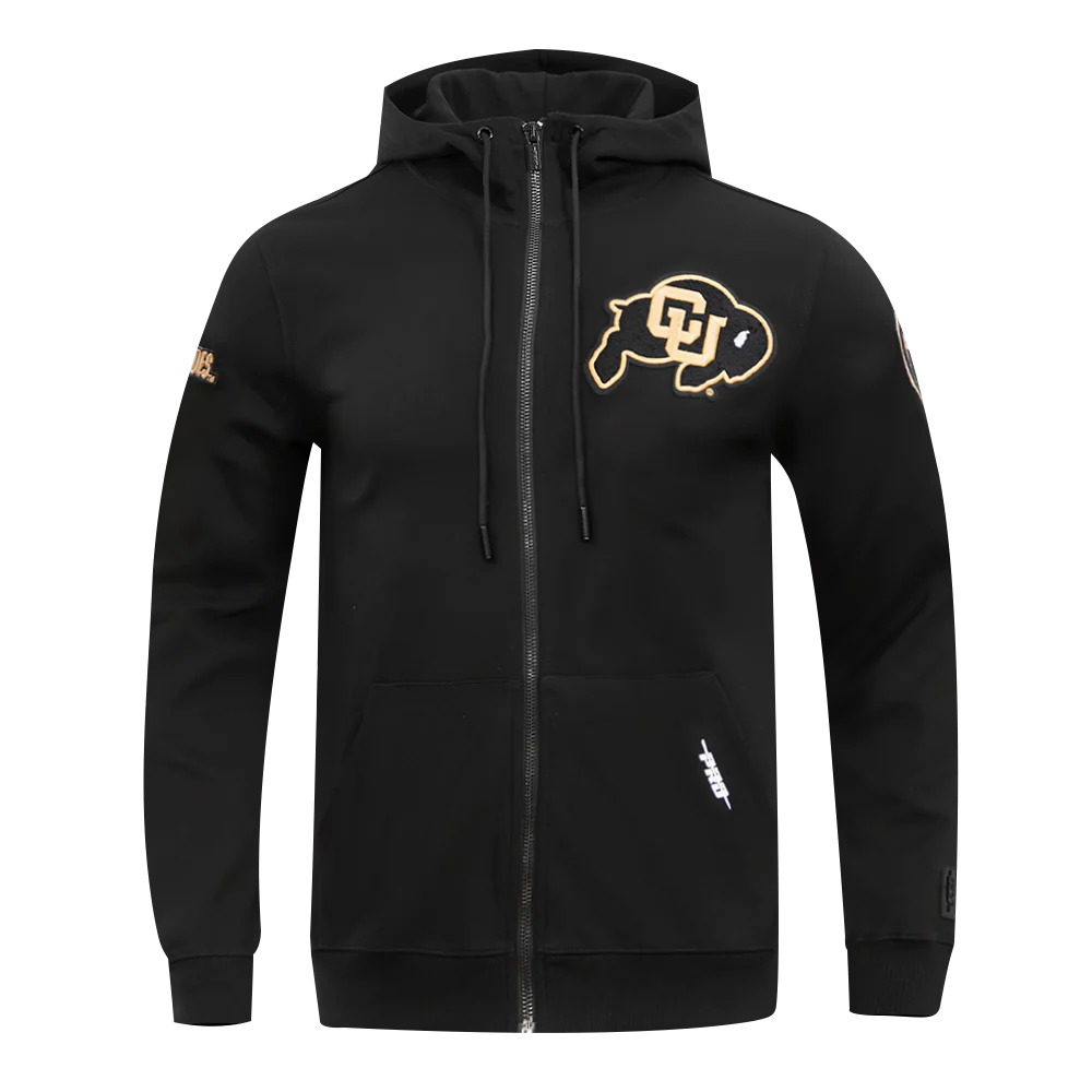 UNIVERSITY OF COLORADO CLASSIC MEN'S FULL ZIP PULLOVER HOODIE