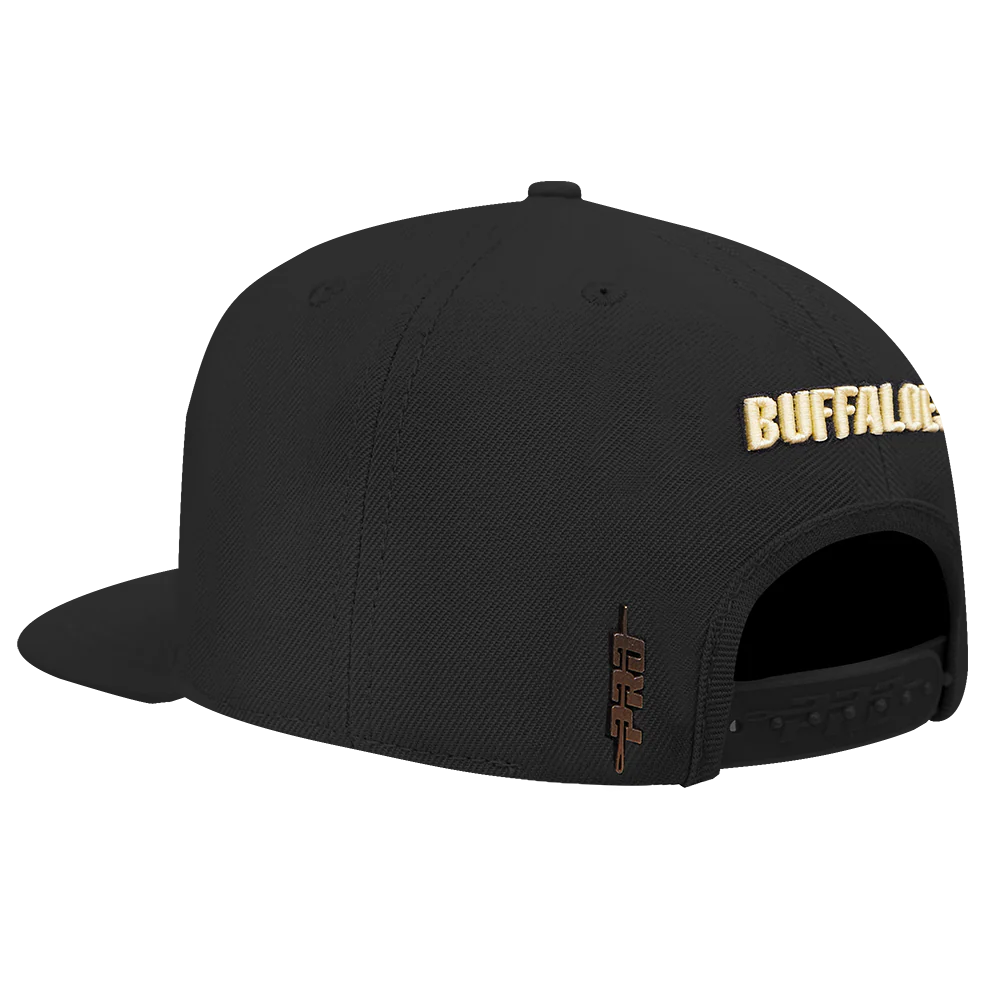 UNIVERSITY OF COLORADO CLASSIC UNISEX STACKED LOGO WOOL WORDMARK SNAPBACK