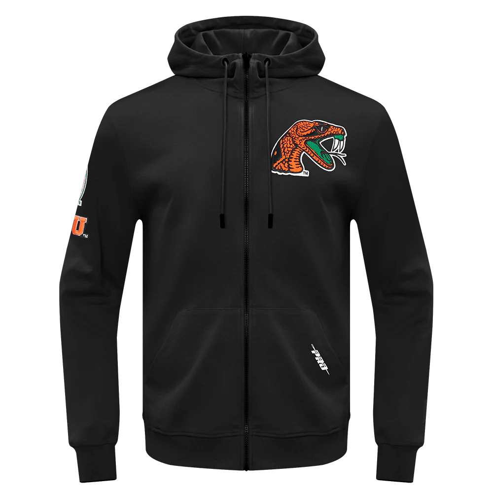 FLORIDA A&M UNIVERSITY CLASSIC MEN'S FULL ZIP PULLOVER HOODIE