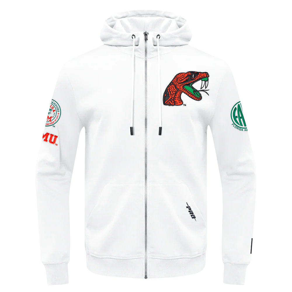 FLORIDA A&M UNIVERSITY CLASSIC MEN'S FULL ZIP PULLOVER HOODIE
