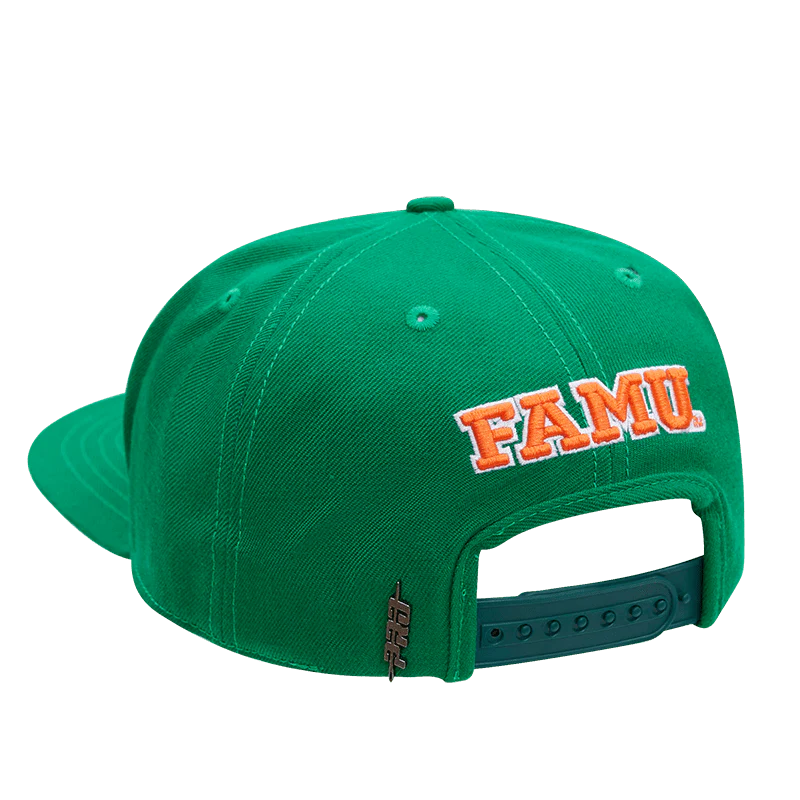 FLORIDA A&M UNIVERSITY CLASSIC UNISEX STACKED LOGO SNAPBACK HAT