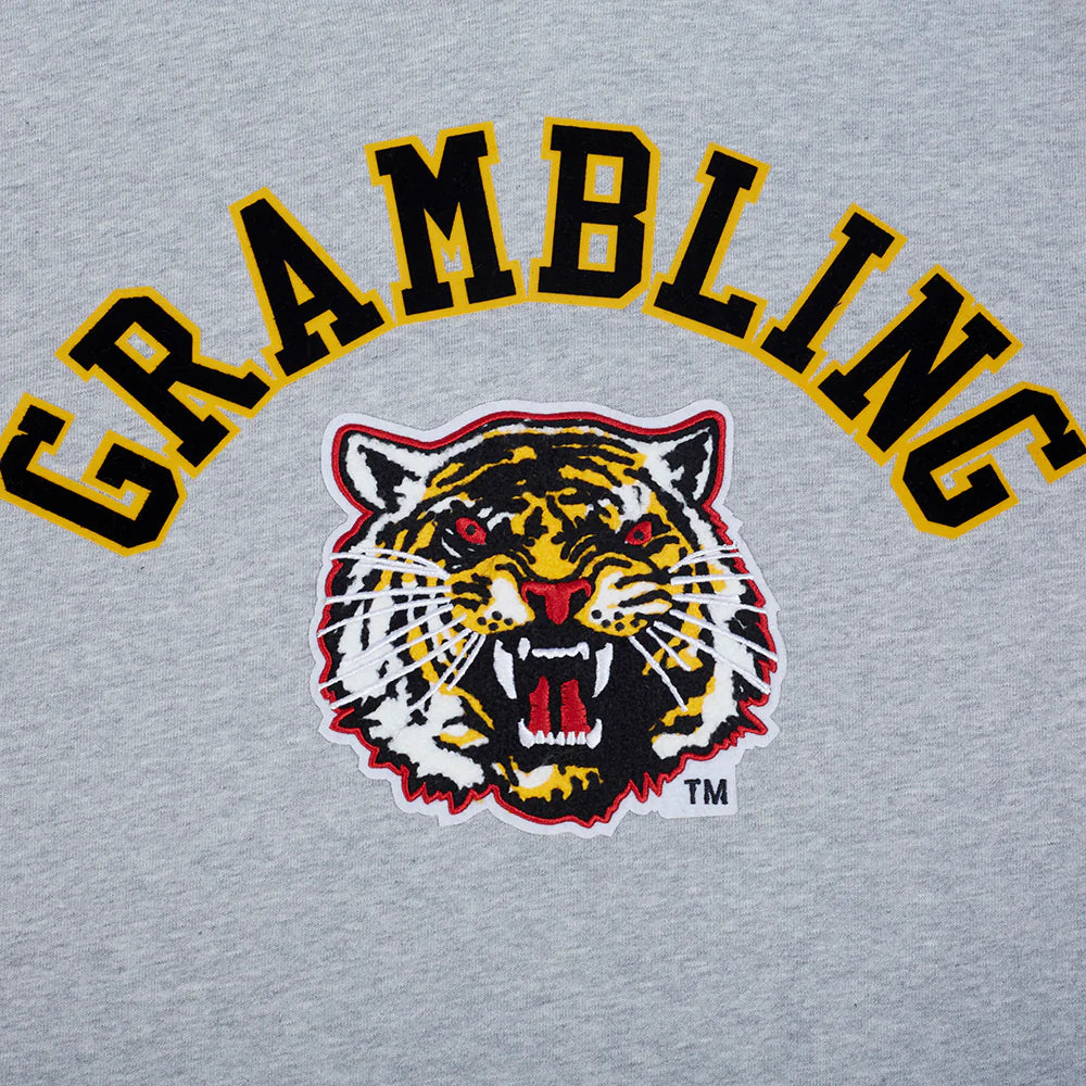 GRAMBLING STATE UNIVERSITY CLASSIC MEN'S STACKED LOGO PULLOVER HOODIE