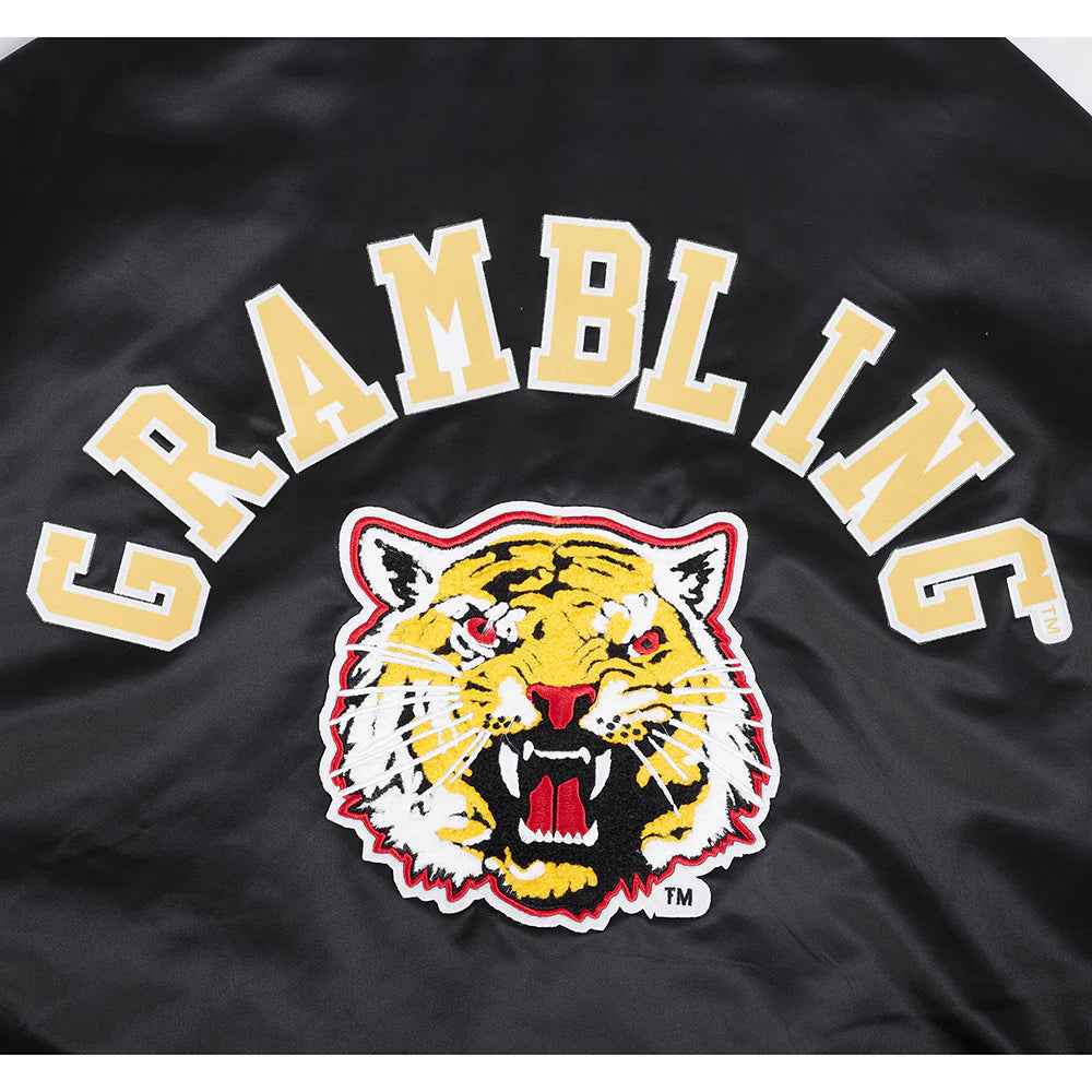 GRAMBLING STATE UNIVERSITY CLASSIC RIB SATIN JACKET
