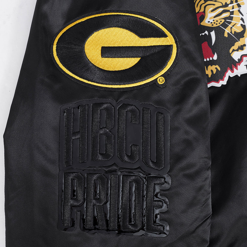 GRAMBLING STATE UNIVERSITY CLASSIC RIB SATIN JACKET