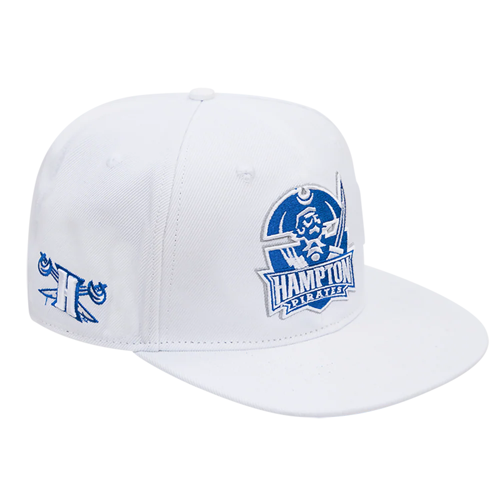 HAMPTON UNIVERSITY CLASSIC UNISEX STACKED LOGO WOOL SNAPBACK HAT