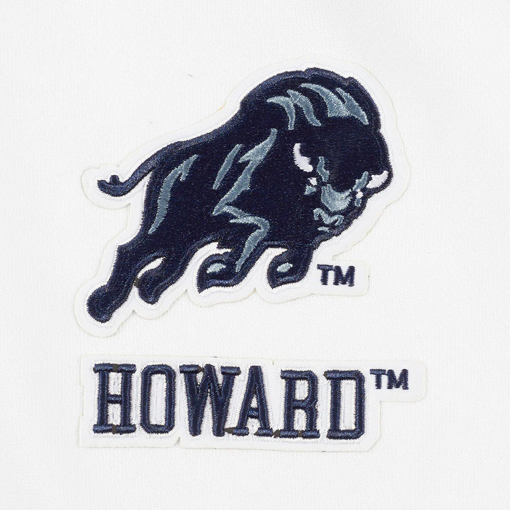 HOWARD UNIVERSITY CLASSIC WOMEN'S RIB FLEECE CREWNECK