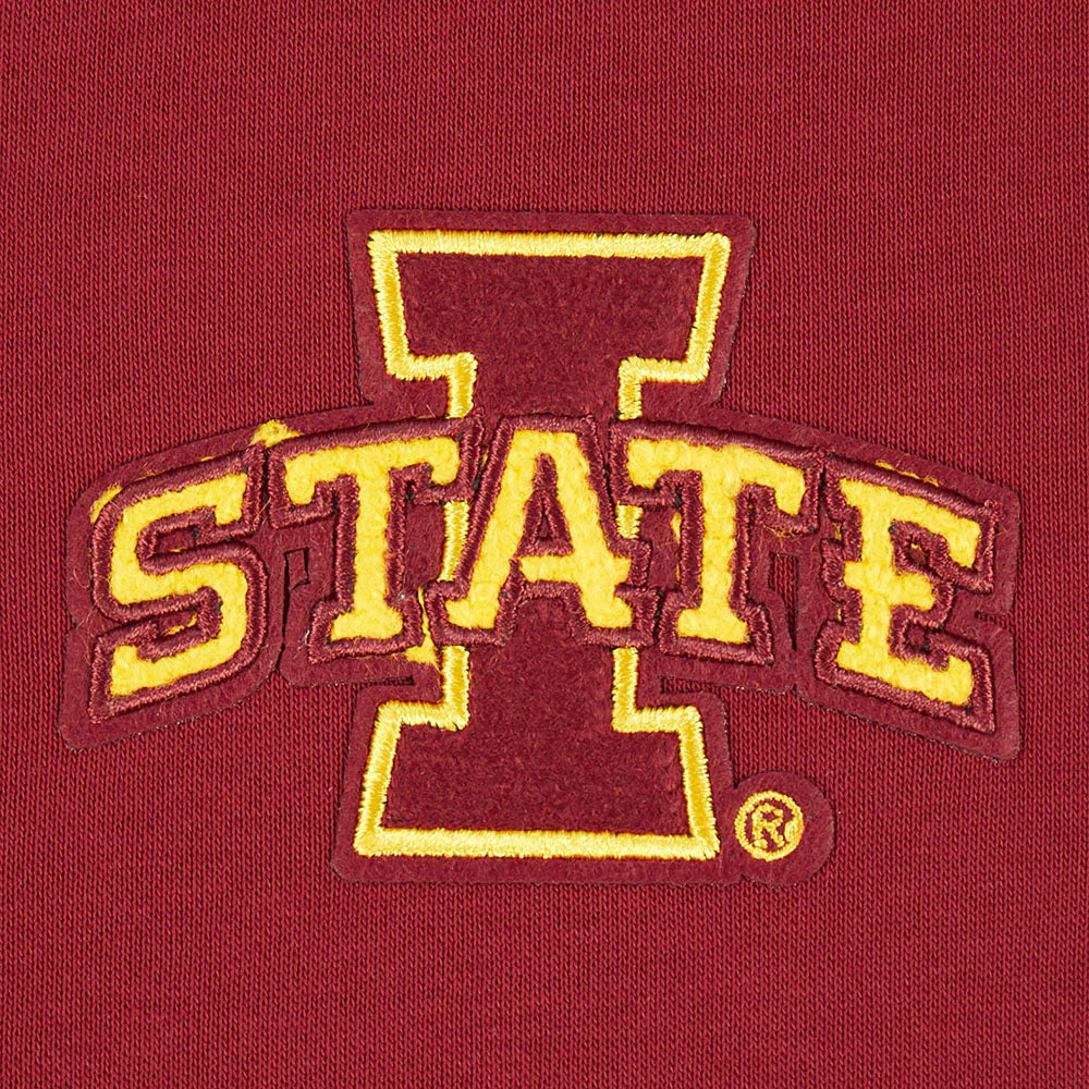 COLLEGE IOWA STATE UNIVERSITY CLASSIC WOMEN'S FLC CROPPED PO HOODIE