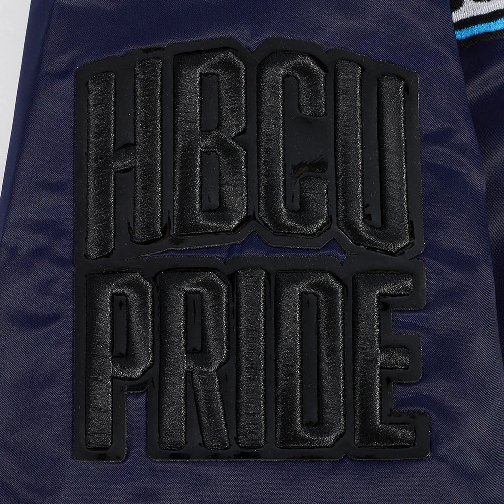 JACKSON STATE UNIVERSITY HOMECOMING MEN'S RIB SATIN JACKET