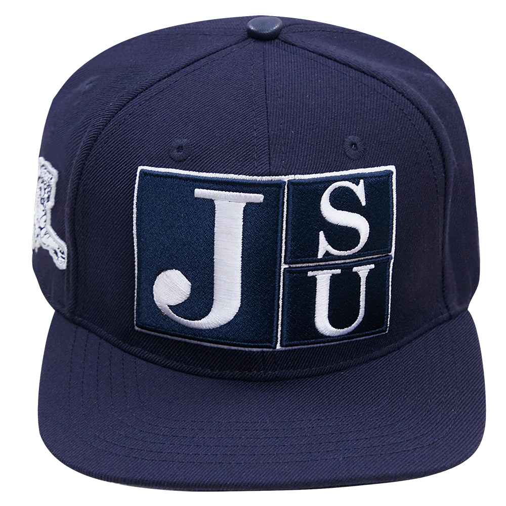 JACKSON STATE UNIVERSITY CLASSIC UNISEX STACKED LOGO WOOL SNAPBACK
