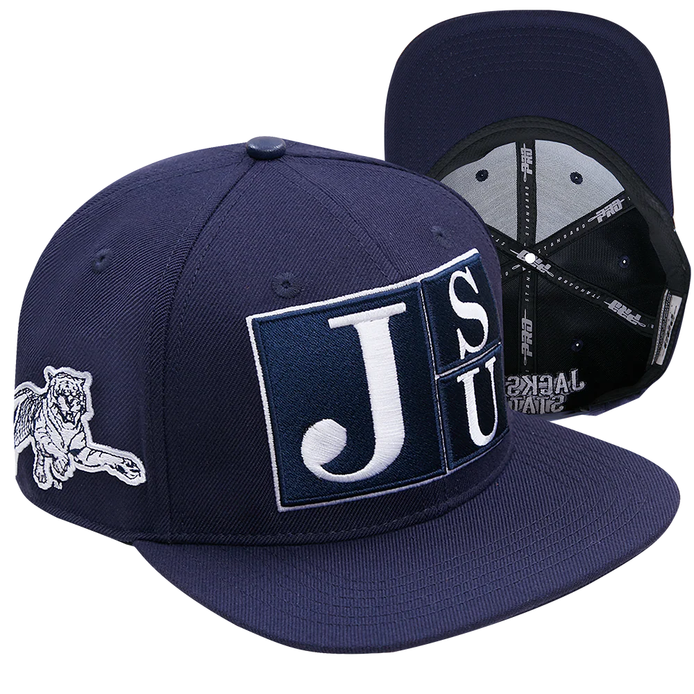 JACKSON STATE UNIVERSITY CLASSIC UNISEX STACKED LOGO WOOL SNAPBACK