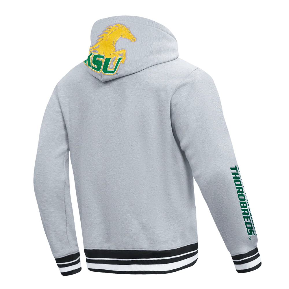 KENTUCKY STATE UNIVERSITY CLASSIC STACKED MEN'S FLEECE PULLOVER HOODIE