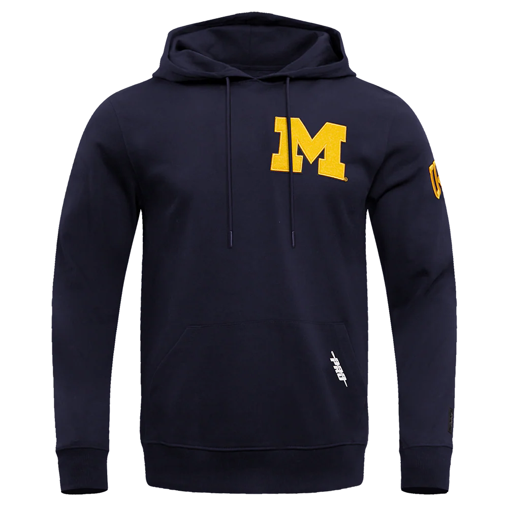 UNIVERSITY OF MICHIGAN CLASSIC MEN'S PULLOVER HOODIE