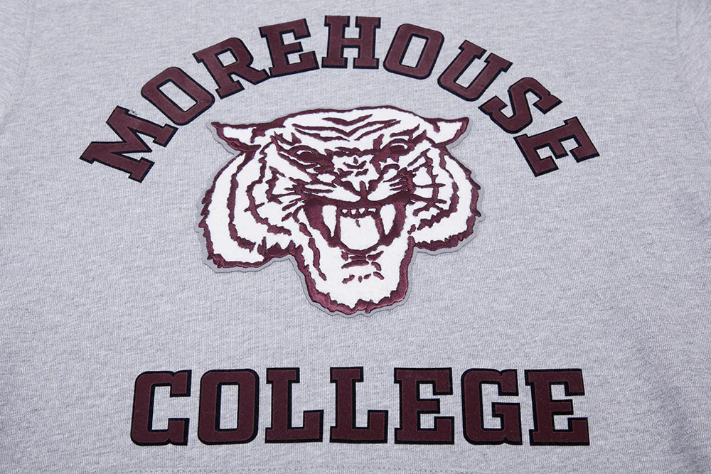 MOREHOUSE COLLEGE CLASSIC MEN'S STACKED LOGO PULLOVER HOODIE