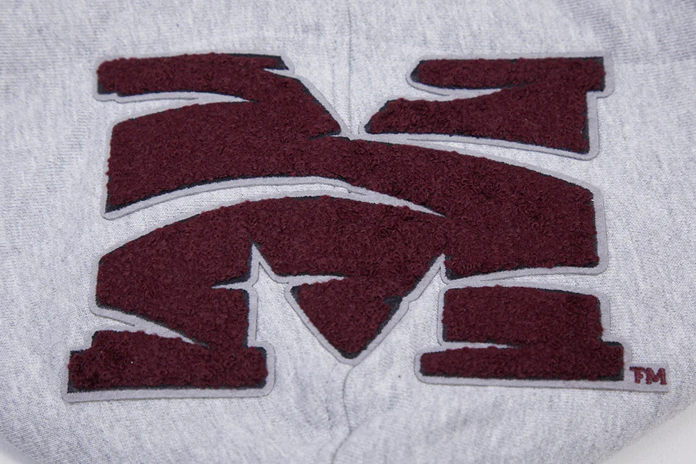 MOREHOUSE COLLEGE CLASSIC MEN'S STACKED LOGO PULLOVER HOODIE
