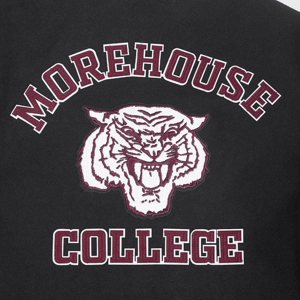 MOREHOUSE COLLEGE CLASSIC RIB WOOL VARSITY JACKET