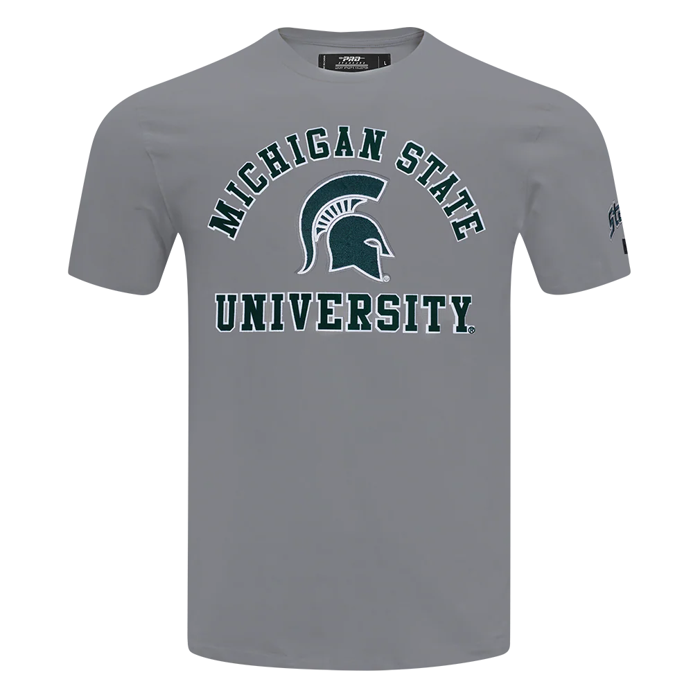 MICHIGAN STATE UNIVERSITY CLASSIC MEN'S STACKED LOGO TEE