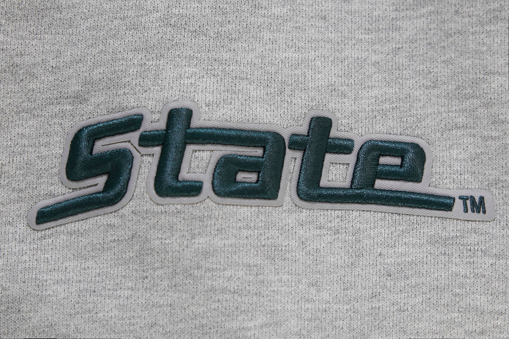 MICHIGAN STATE UNIVERSITY CLASSIC MEN'S STACKED LOGO CREWNECK