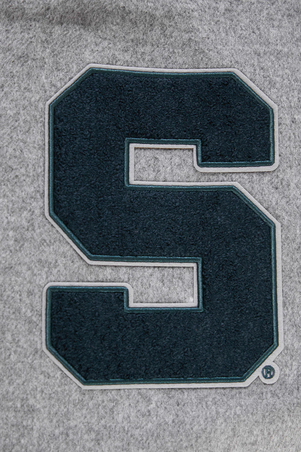 MICHIGAN STATE UNIVERSITY CLASSIC RIB WOOL MEN'S VARSITY JACKET