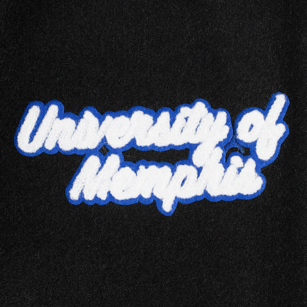 UNIVERSITY OF MEMPHIS CLASSIC WOMEN'S RIB WOOL VARSITY JACKET