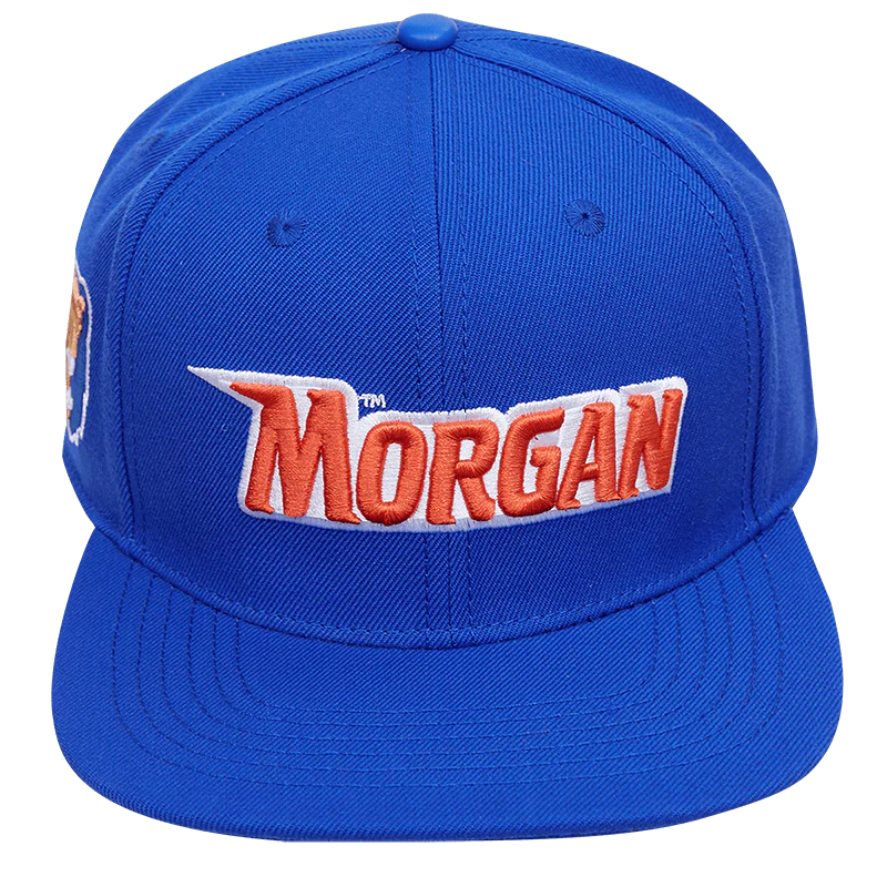 MORGAN STATE UNIVERSITY CLASSIC UNISEX STACKED LOGO WOOL SNAPBACK HAT