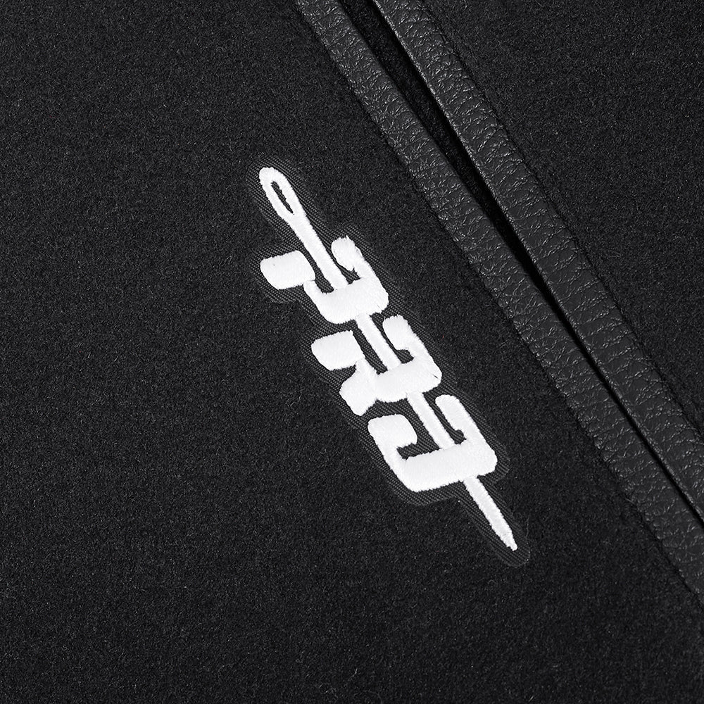 UNIVERSITY OF NEBRASKA CLASSIC RIB WOOL VARSITY JACKET