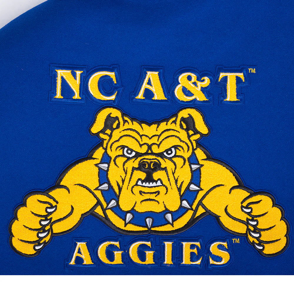NORTH CAROLINA A&T STATE UNIVERSITY CLASSIC WOOL VARSITY JACKET