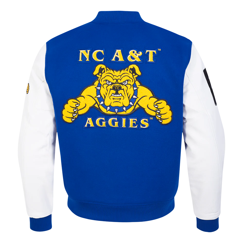 NORTH CAROLINA A&T STATE UNIVERSITY CLASSIC WOOL VARSITY JACKET