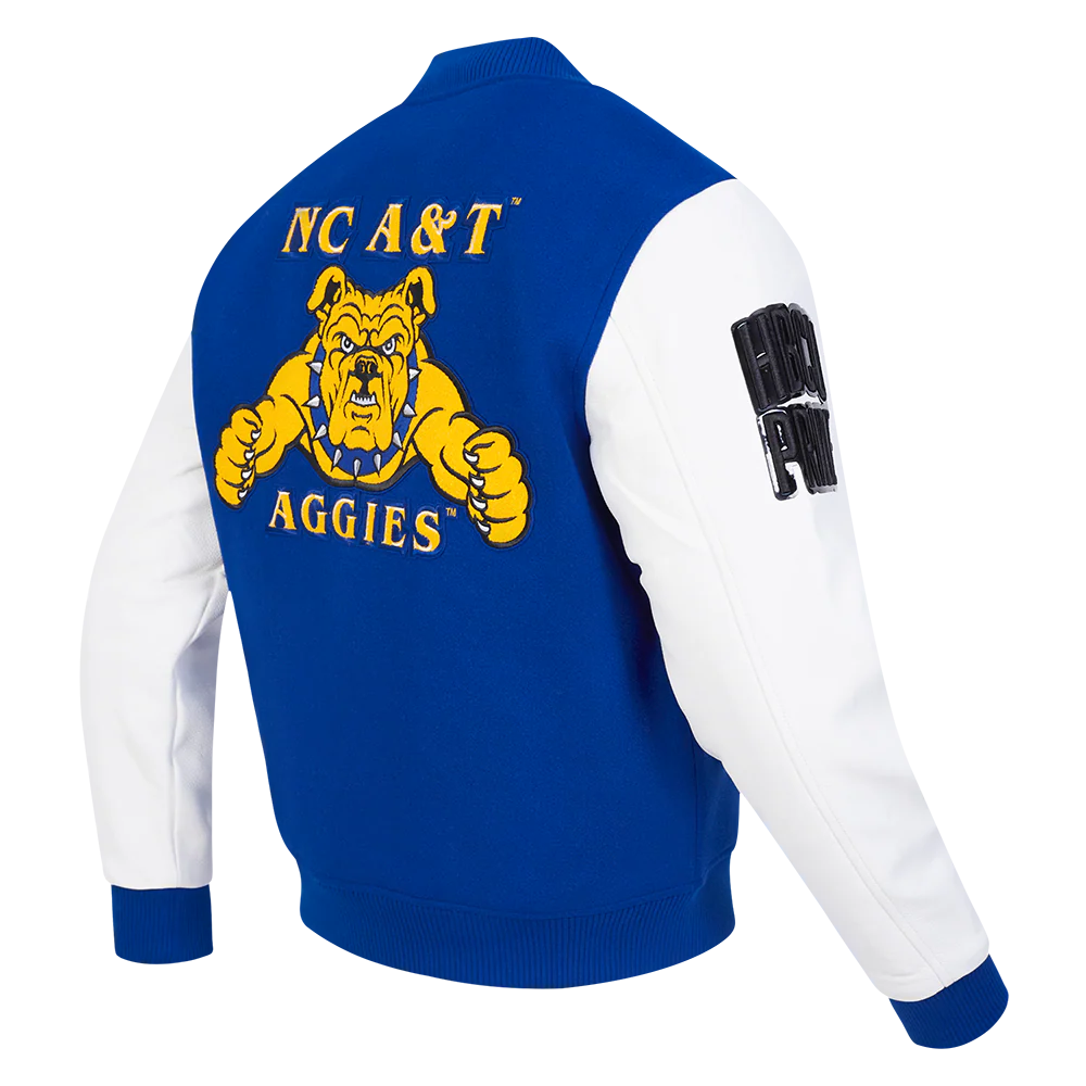 NORTH CAROLINA A&T STATE UNIVERSITY CLASSIC WOOL VARSITY JACKET