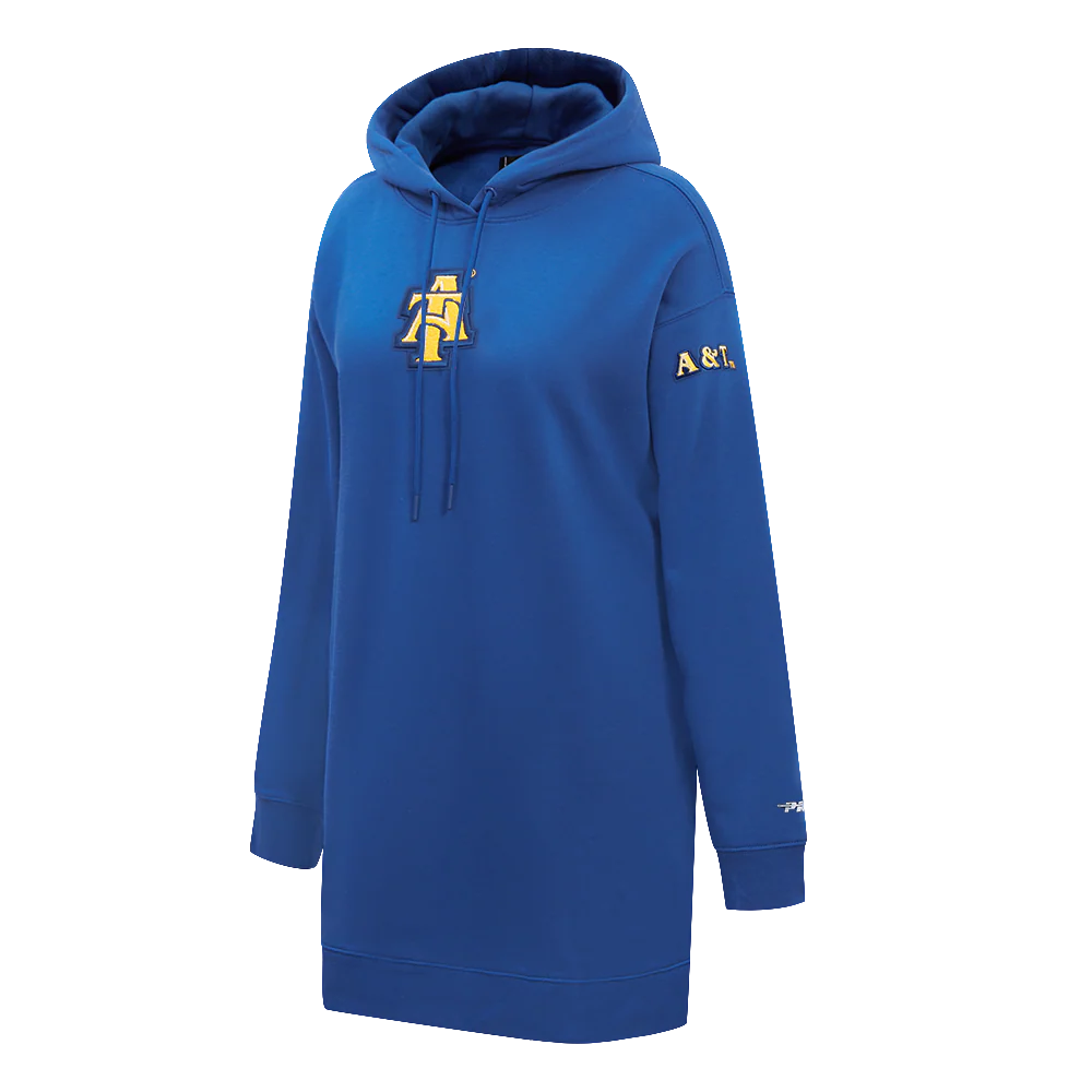 NORTH CAROLINA A&T STATE UNIVERSITY CLASSIC WOMEN'S HOODIE DRESS