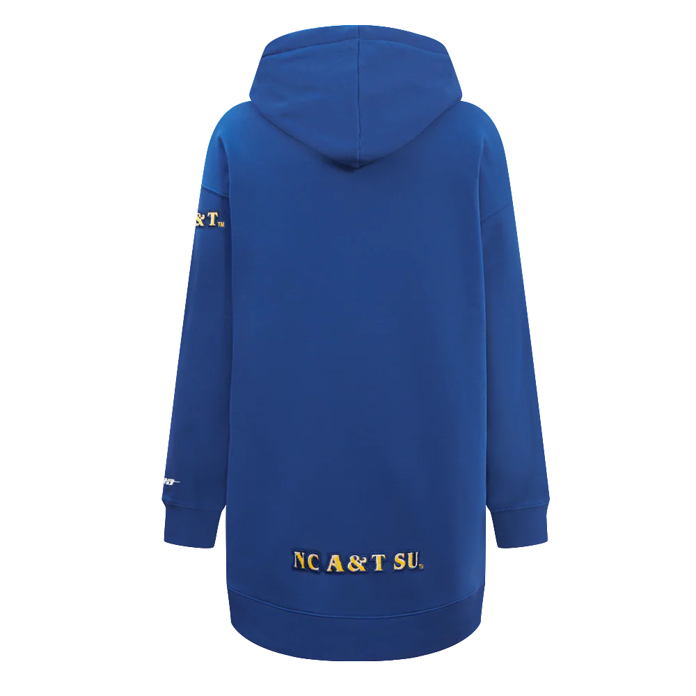 NORTH CAROLINA A&T STATE UNIVERSITY CLASSIC WOMEN'S HOODIE DRESS