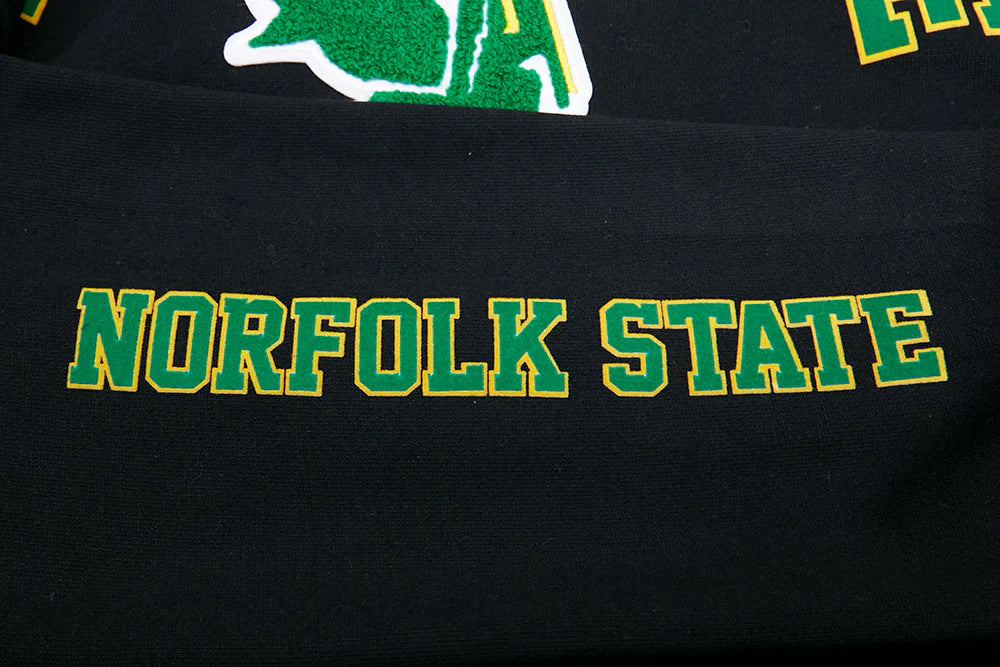 NORFOLK STATE UNIVERSITY CLASSIC MEN'S STACKED LOGO PO HOODIE
