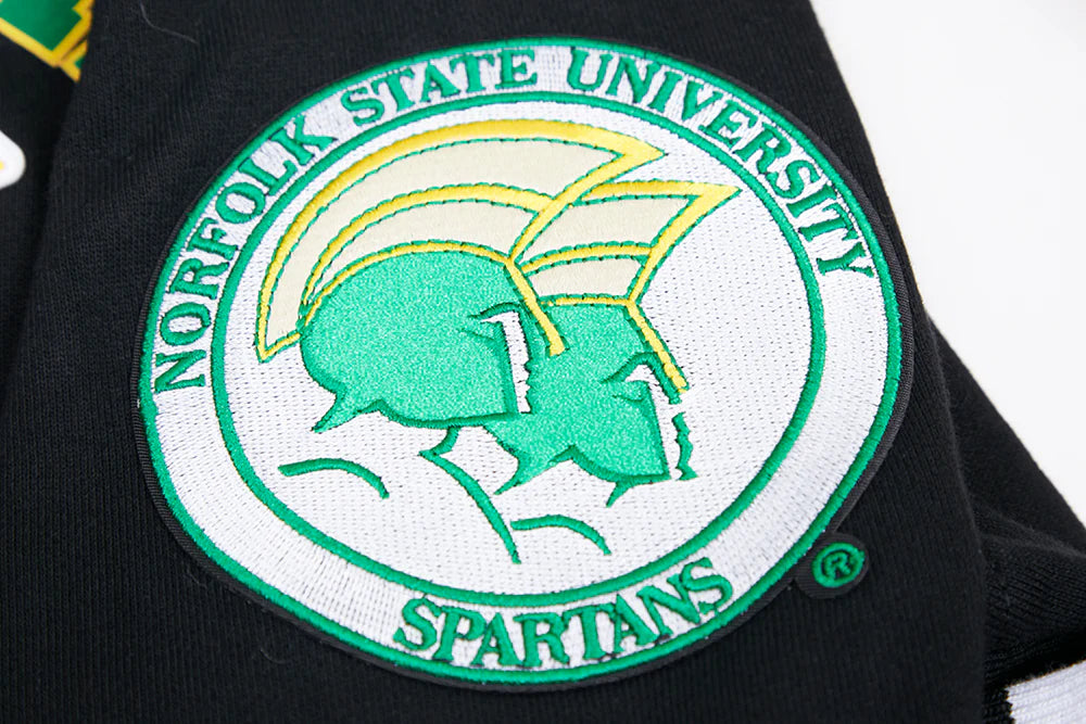 NORFOLK STATE UNIVERSITY CLASSIC MEN'S STACKED LOGO PO HOODIE