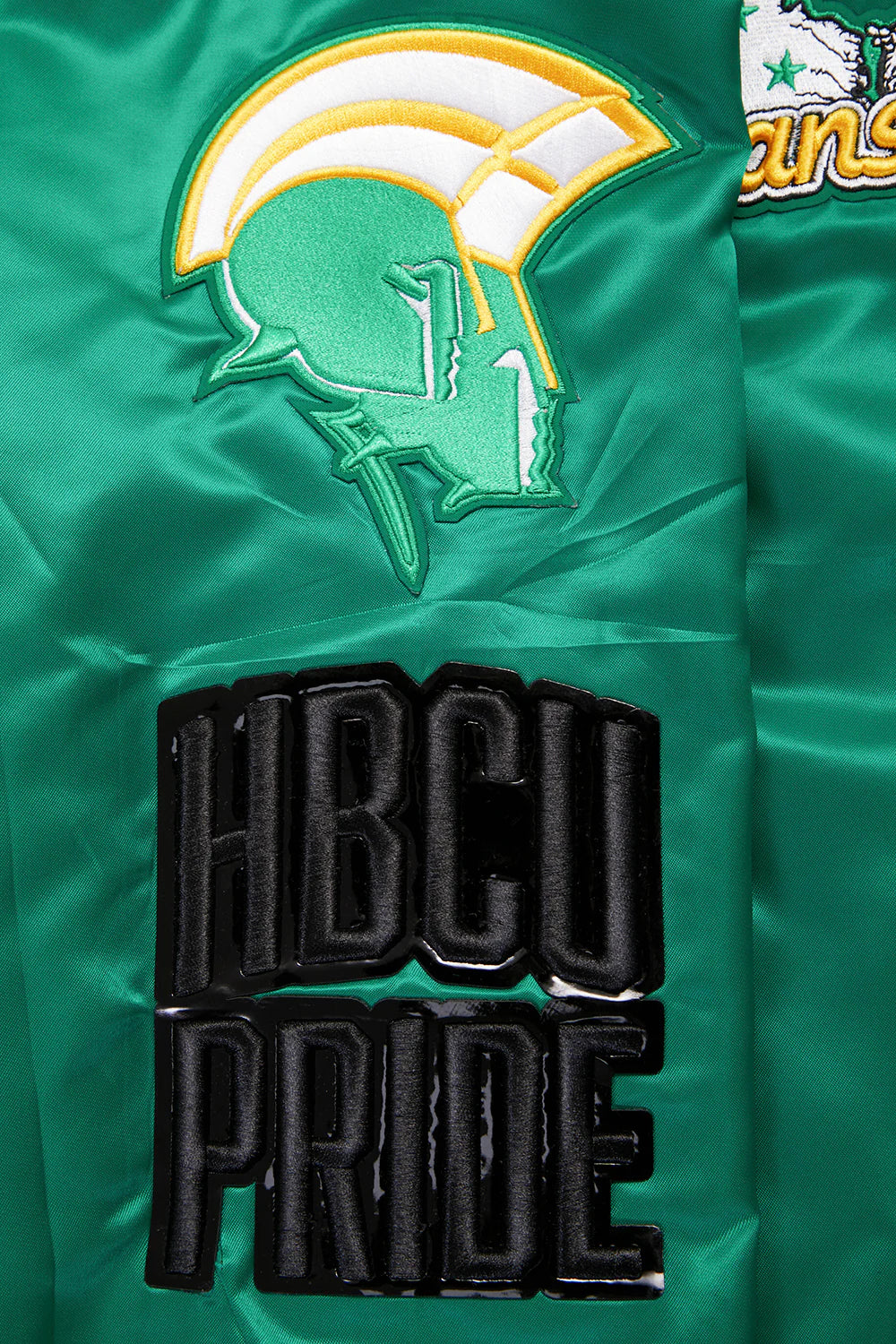 NORFOLK STATE UNIVERSITY HOMECOMING RIB MEN'S SATIN JACKET