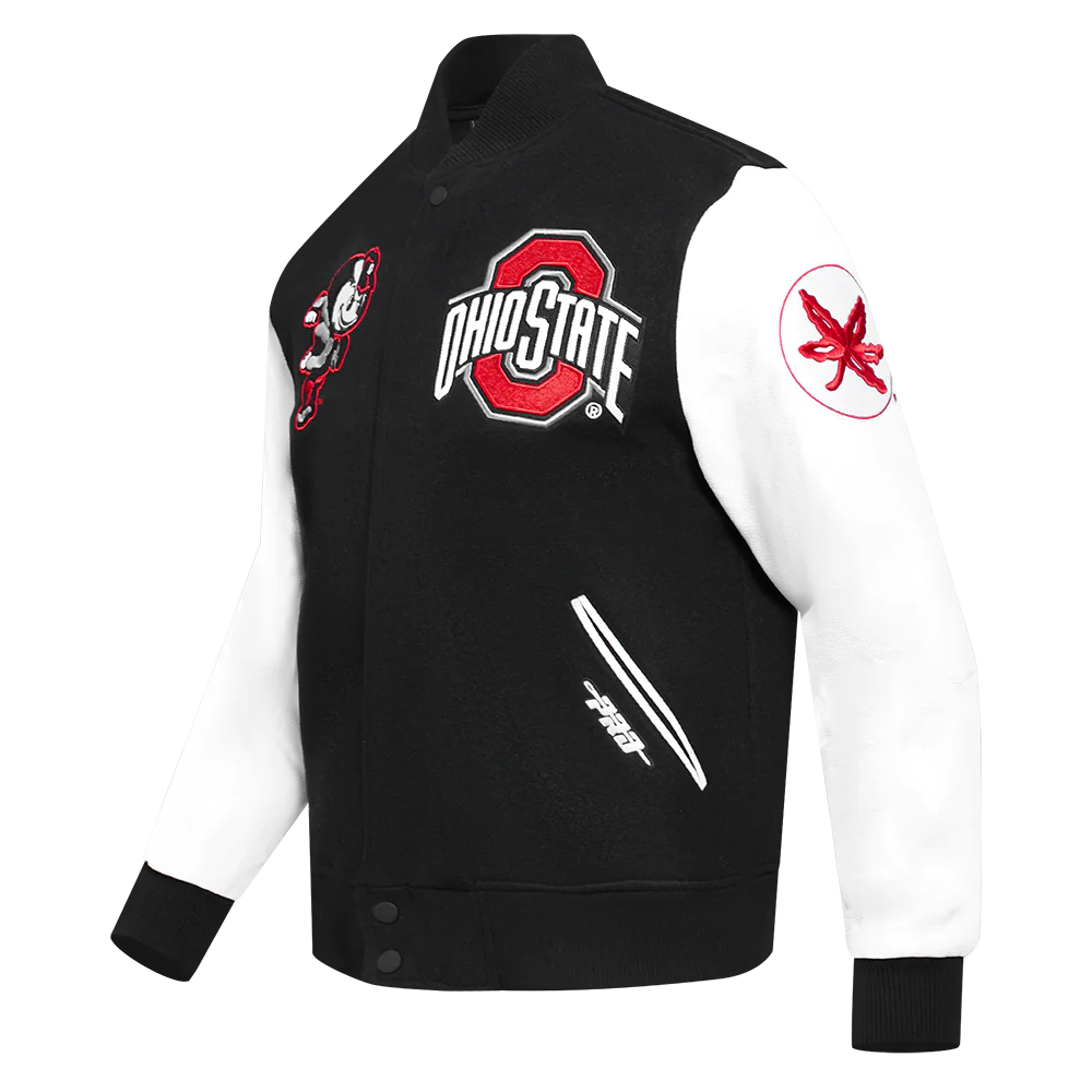 OHIO STATE UNIVERSITY CLASSIC MEN'S WOOL VARSITY JACKET