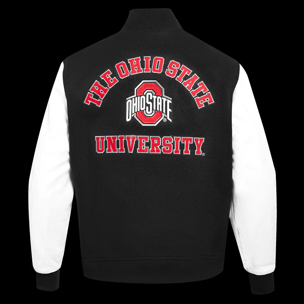 OHIO STATE UNIVERSITY CLASSIC MEN'S WOOL VARSITY JACKET