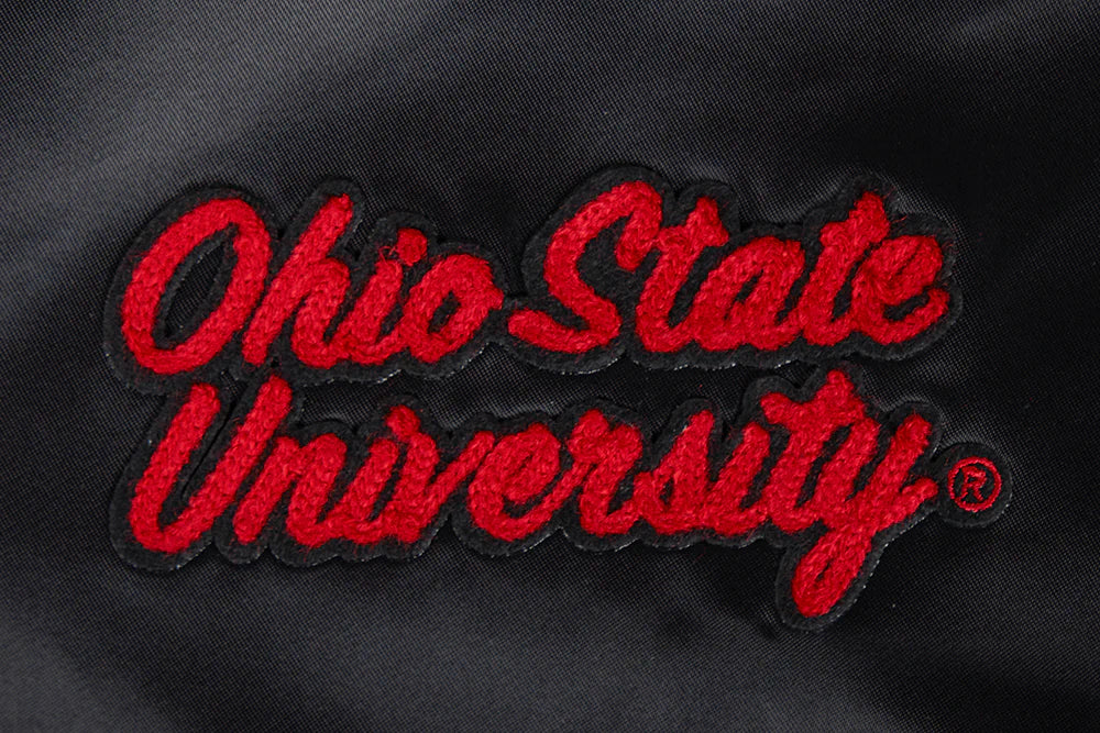 OHIO STATE UNIVERSITY CLASSIC WOMEN'S RIB SATIN JACKET