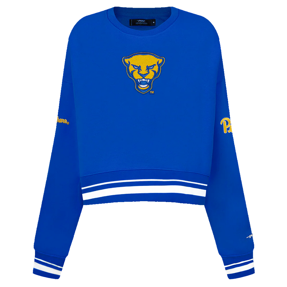 UNIVERSITY OF PITTSBURGH CLASSIC WOMEN'S RIB FLC CREWNECK