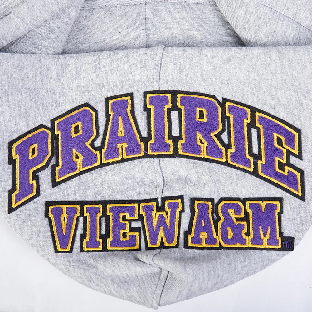 PRAIRIE VIEW A&M UNIVERSITY CLASSIC MEN'S STACKED LOGO PO HOODIE