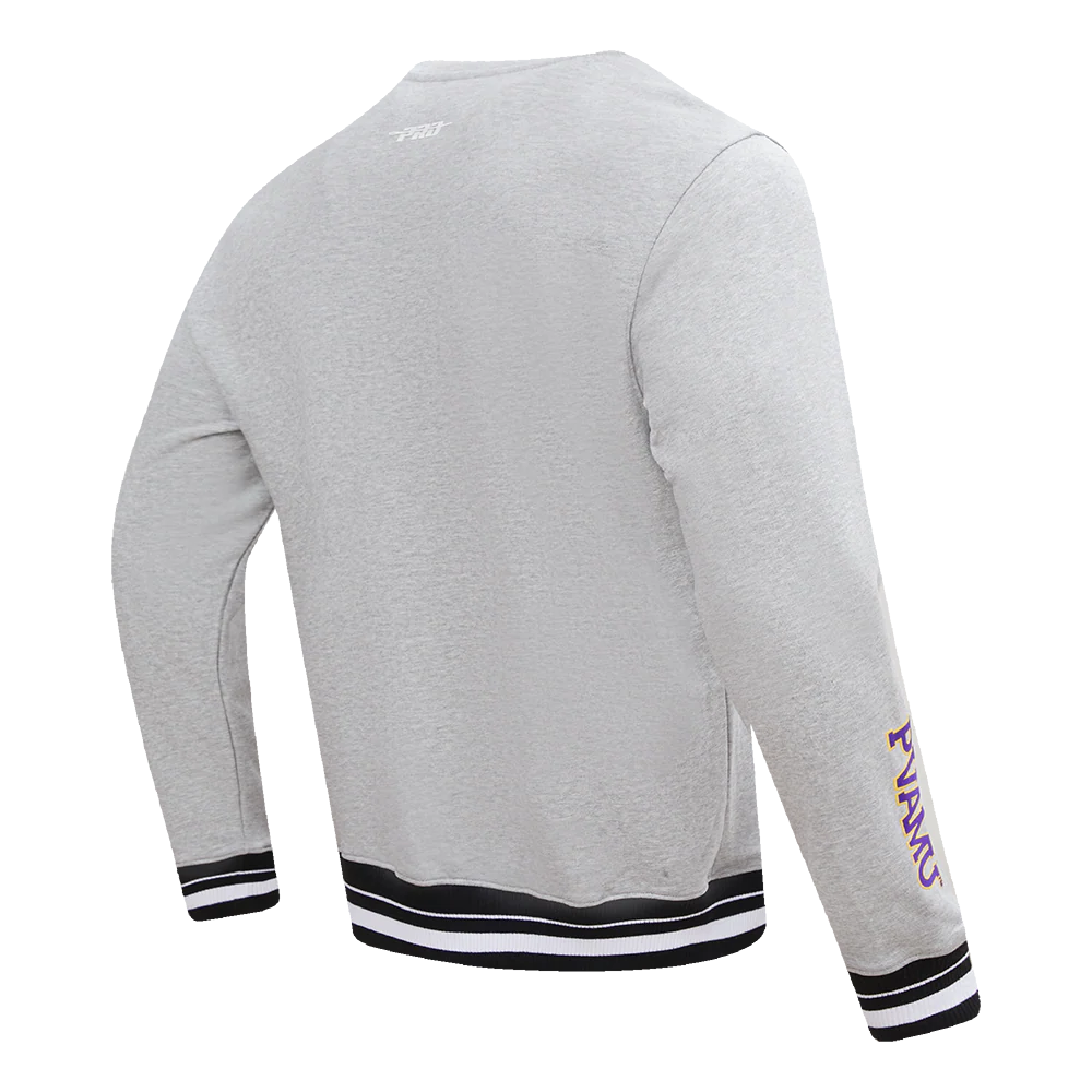 PRAIRIE VIEW A&M UNIVERSITY CLASSIC MEN'S STACKED LOGO CREWNECK