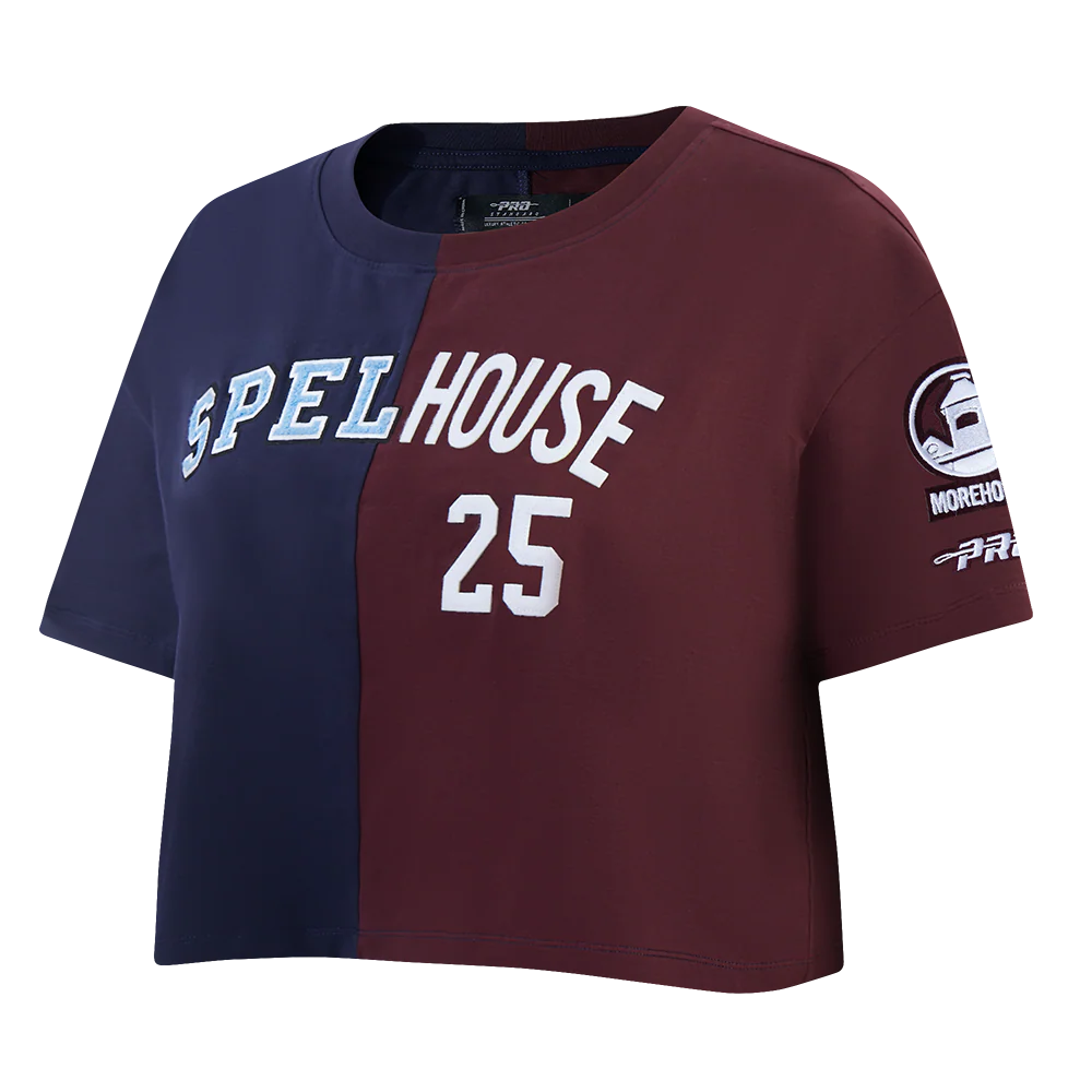 COLLEGE SPELHOUSE HOMECOMING WOMEN'S SPLIT BOXY TEE