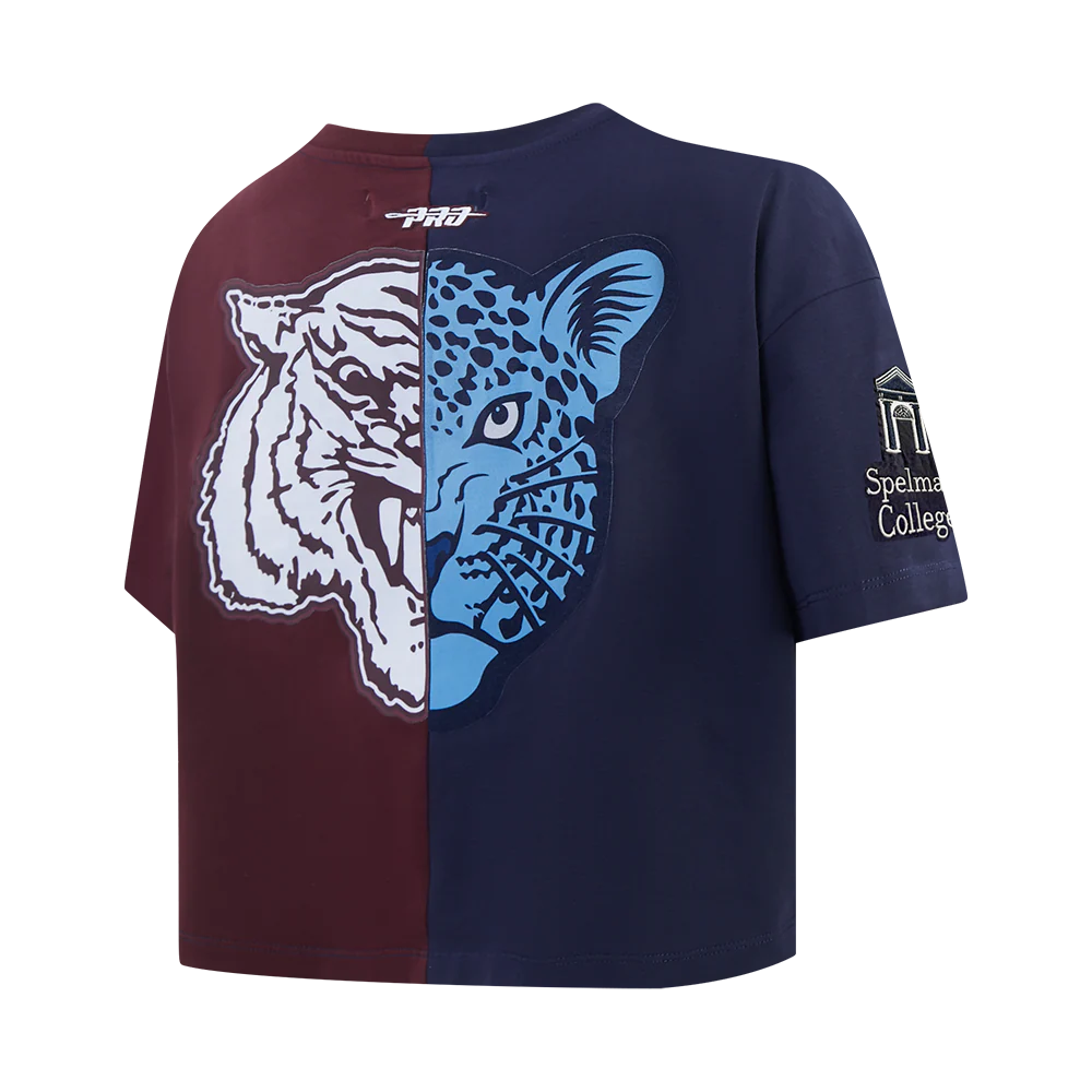 COLLEGE SPELHOUSE HOMECOMING WOMEN'S SPLIT BOXY TEE