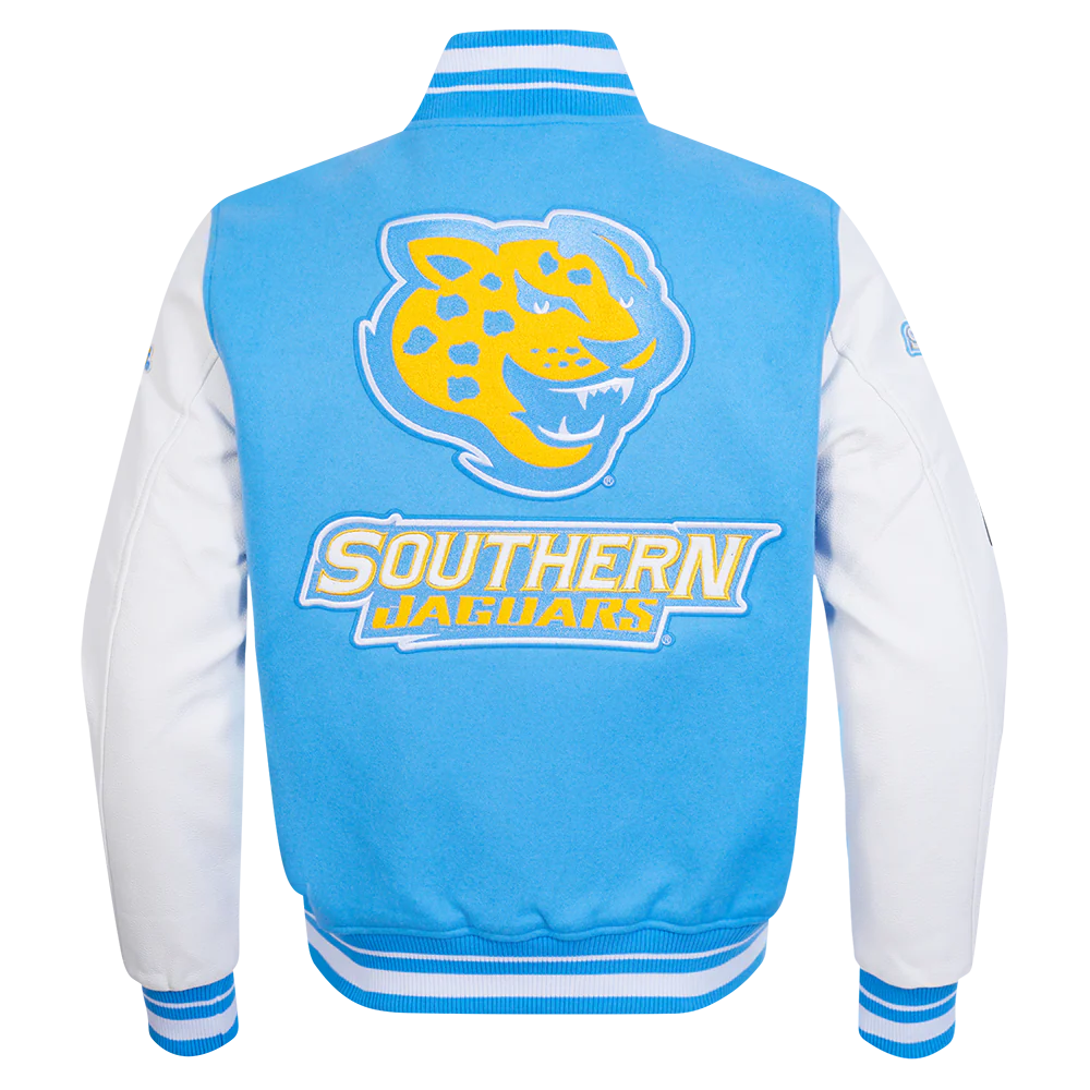 SOUTHERN UNIVERSITY CLASSIC RIB WOOL VARSITY JACKET
