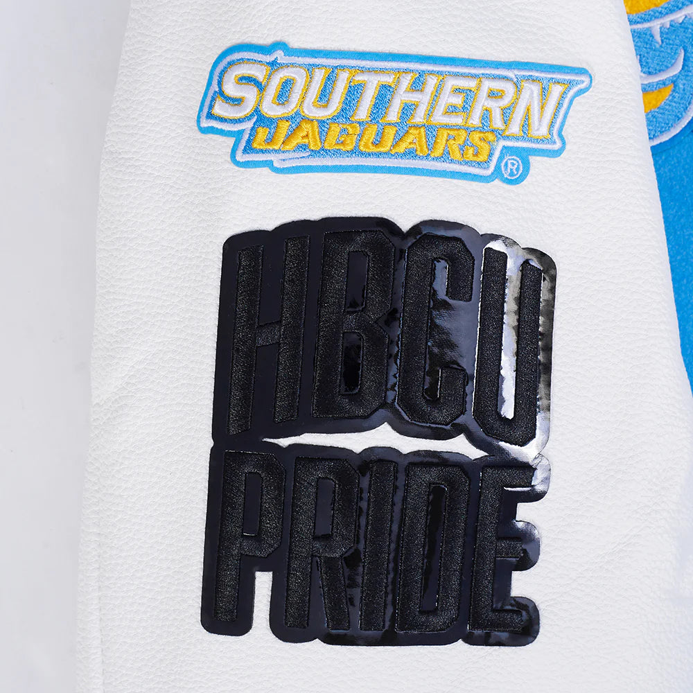 SOUTHERN UNIVERSITY CLASSIC RIB WOOL VARSITY JACKET