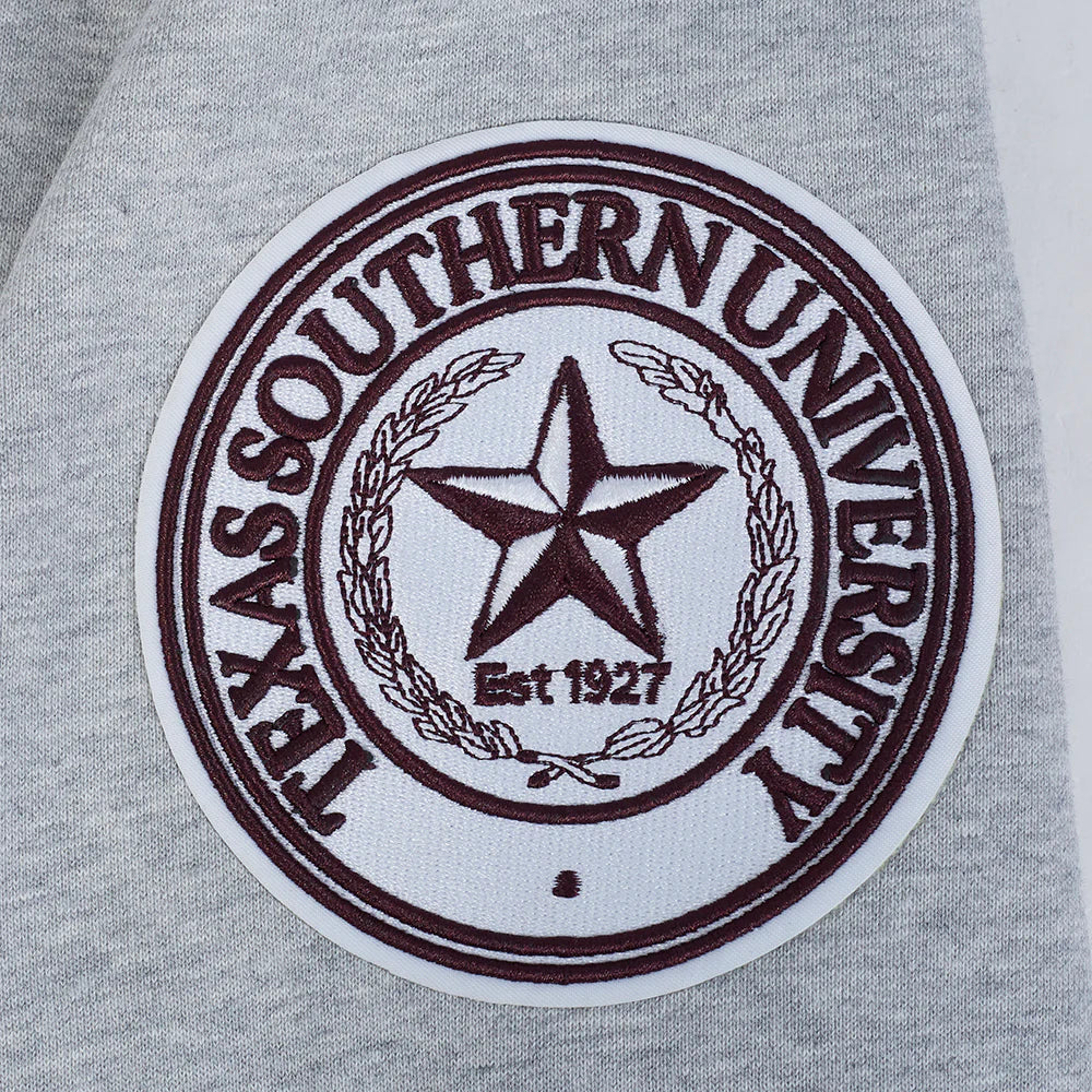 TEXAS SOUTHERN UNIVERSITY CLASSIC MEN'S STACKED LOGO PULLOVER HOODIE