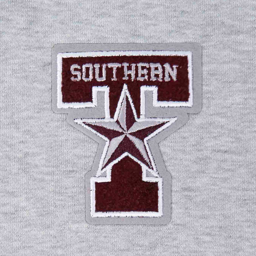 TEXAS SOUTHERN UNIVERSITY CLASSIC WOMEN'S FLEECE CROPPED PULLOVER HOODIE
