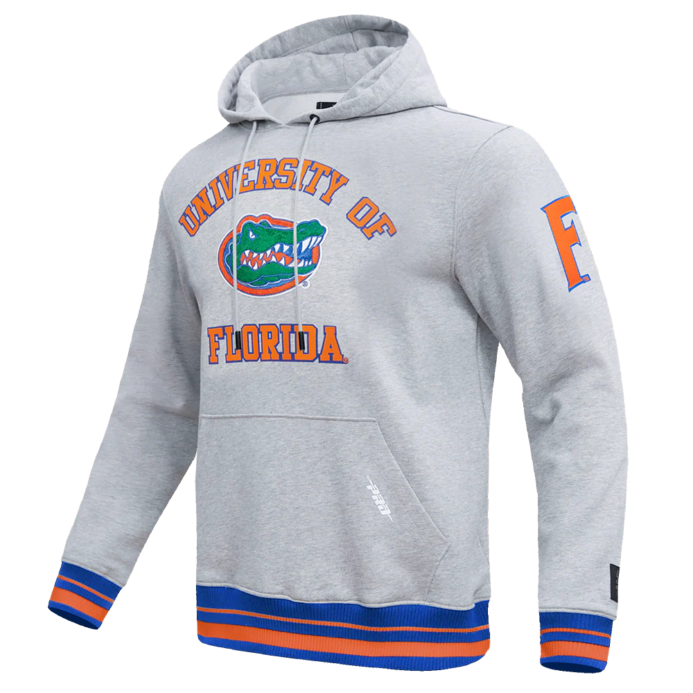UNIVERSITY OF FLORIDA CLASSIC MEN'S STACKED LOGO PULLOVER HOODIE