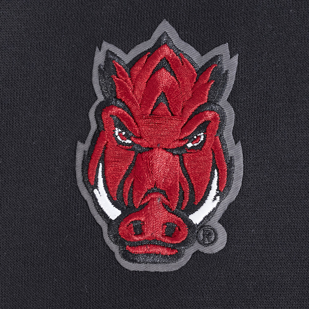 UNIVERSITY OF ARKANSAS FAYETTEVILLE CLASSIC WOMEN'S RIB FLEECE CREWNECK