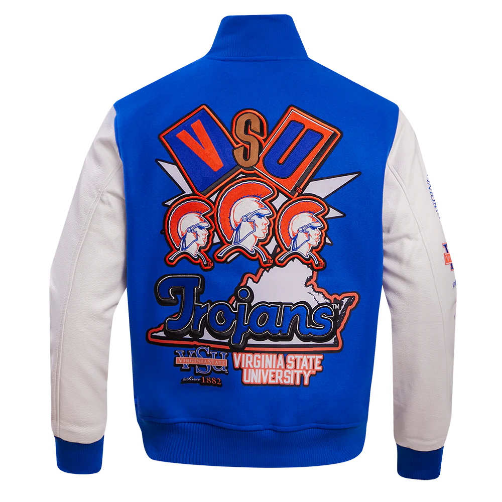 VIRGINIA STATE UNIVERSITY HOMECOMING MEN'S WOOL VARSITY JACKET