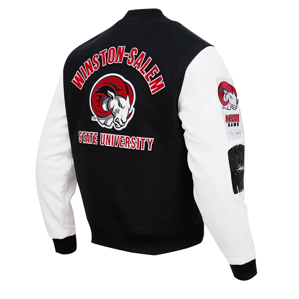 WINSTON SALEM STATE UNIVERSITY CLASSIC WOOL VARSITY JACKET